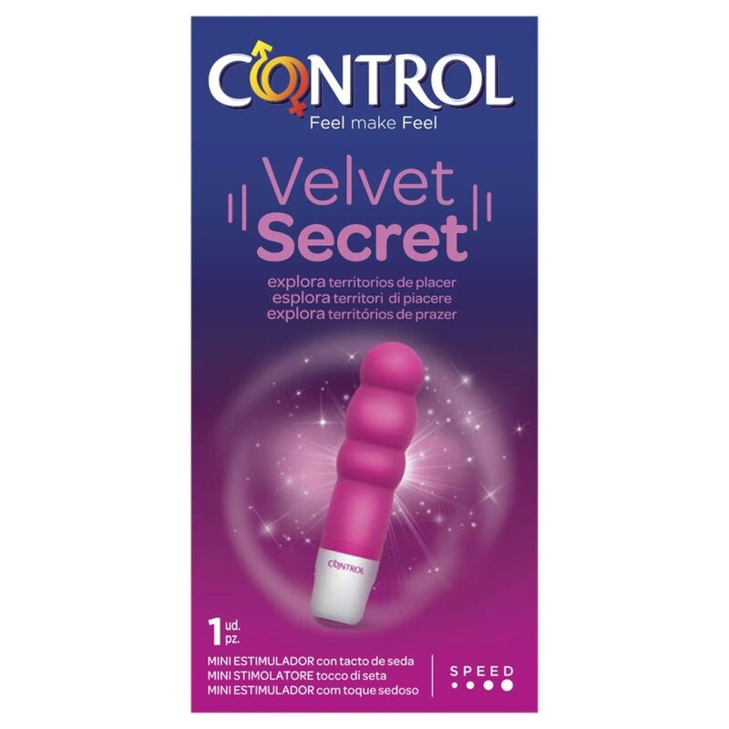 CONTROL - VELVET SECRET MINI STIMULATOR - Imagem de 4