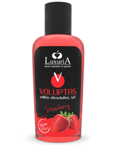 INTIMATELINE LUXURIA - VOLUPTAS EDIBLE MASSAGE GEL WARMING EFFECT - STRAWBERRY 100 ML