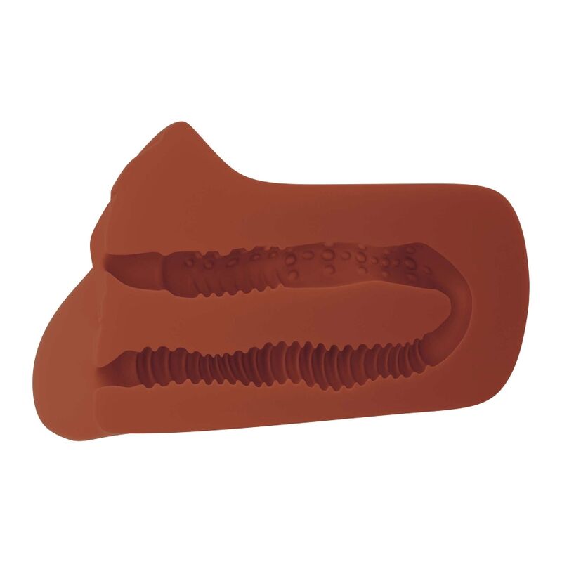 PDX PLUS - PICK YOUR PLEASURE DOUBLE BROWN MASTURBATOR - Imagem de 3