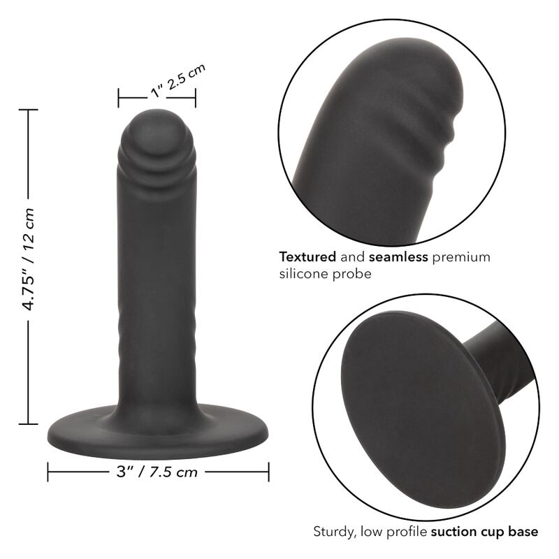 CALEXOTICS - BOUNDLESS DILDO 12 CM COMPATIBLE WITH HARNESS - Imagem de 5