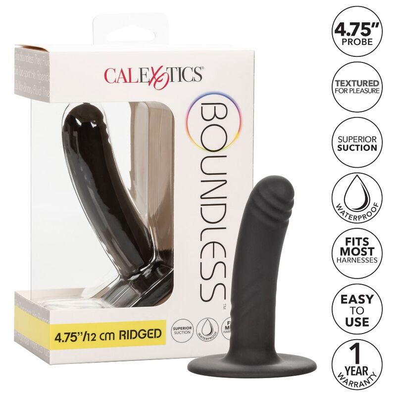 CALEXOTICS - BOUNDLESS DILDO 12 CM COMPATIBLE WITH HARNESS - Imagem de 2