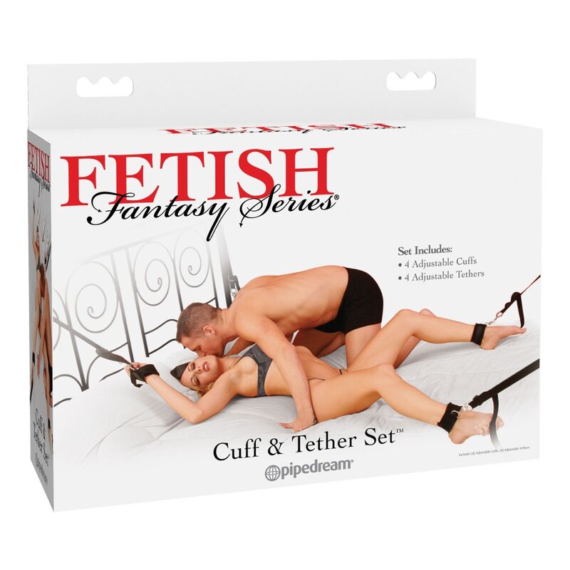 FETISH FANTASY CUFF AND TETHER SET - Imagem de 2