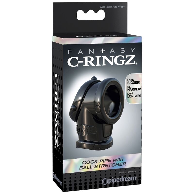 FANTASY C-RINGZ - COCK PIPE WITH BALL STRECH - Imagem de 3