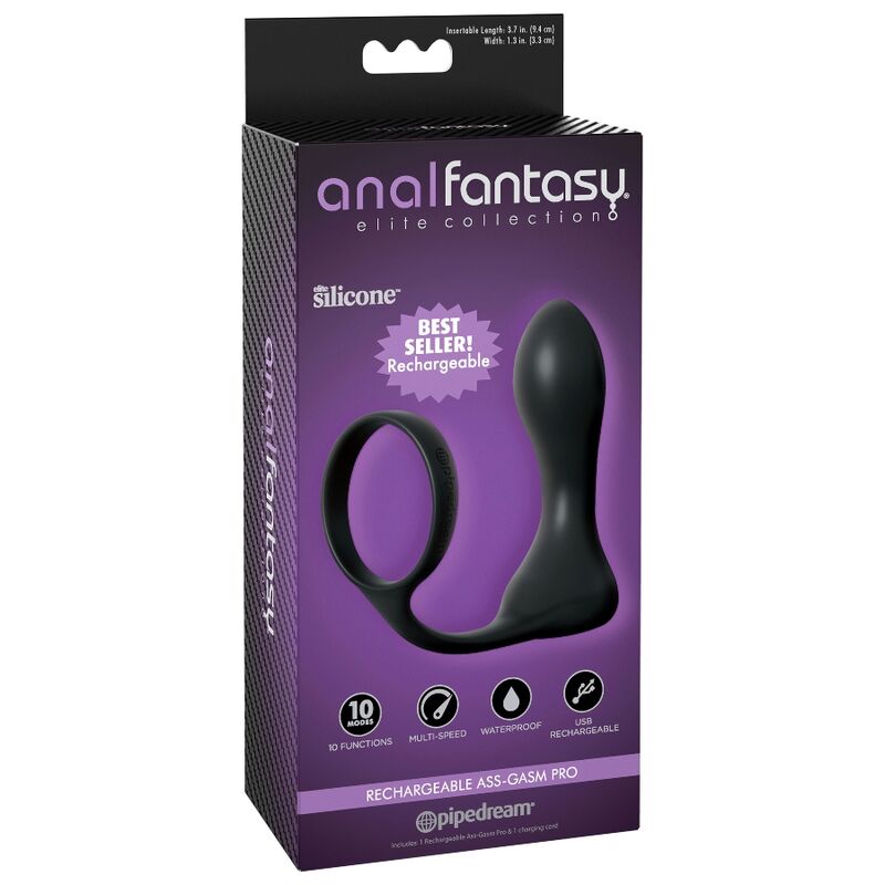 ANAL FANTASY ELITE COLLECTION - RECHARGEABLE ASS-GASM PRO - Imagem de 3