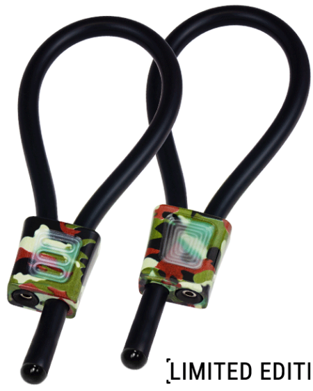 ELECTRASTIM - PRESTIGE ELECTRALOOPS ADJUSTABLE COCK RINGS CAMOUFLAGE