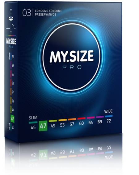 MY SIZE - PRO CONDOMS 47 MM 3 UNITS