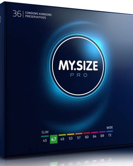 MY SIZE - PRO CONDOMS 47 MM 36 UNITS