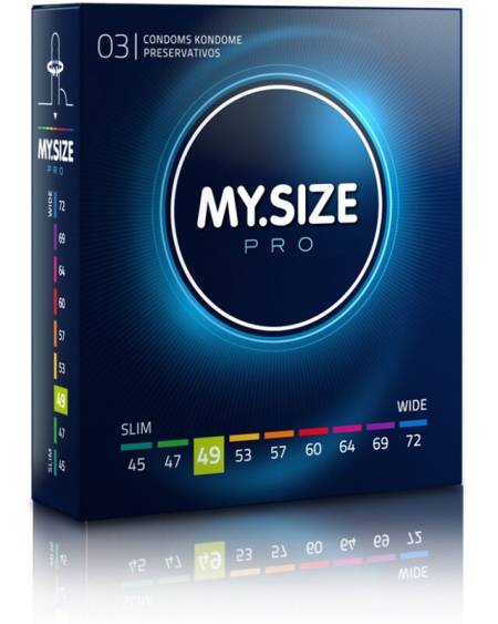 MY SIZE - PRO CONDOMS 49 MM 3 UNITS