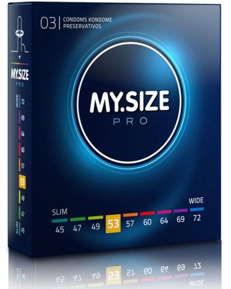 MY SIZE - PRO CONDOMS 53 MM 3 UNITS
