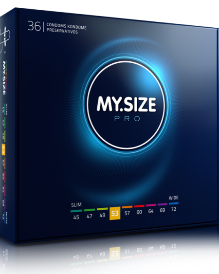 MY SIZE - PRO CONDOMS 53 MM 36 UNITS