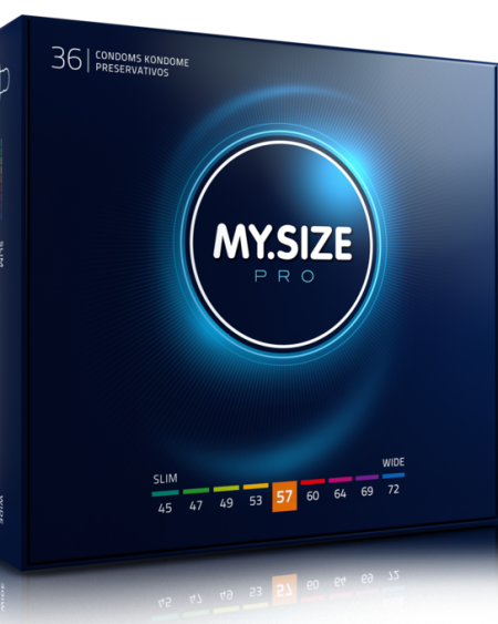 MY SIZE - PRO CONDOMS 57 MM 36 UNITS