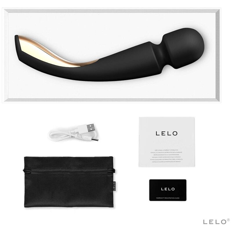 LELO - SMART MEDIUM WAND 2 BLACK MASSAGER - Imagem de 5
