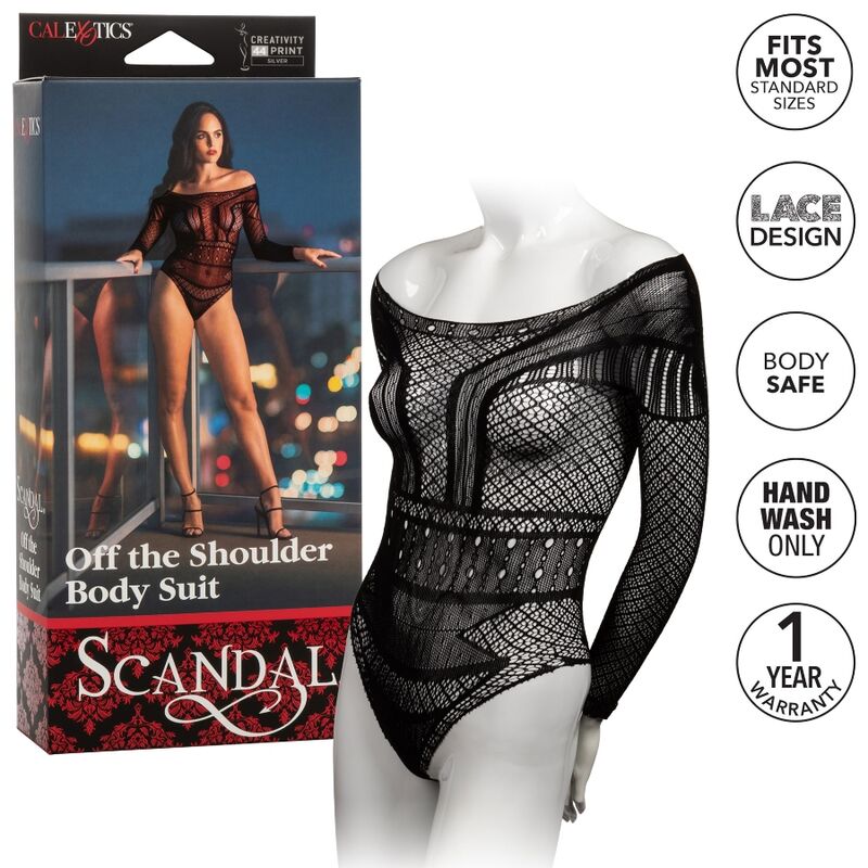CALEXOTICS - SCANDAL SHOULDER BODY SUIT ONE SIZE - Imagem de 4