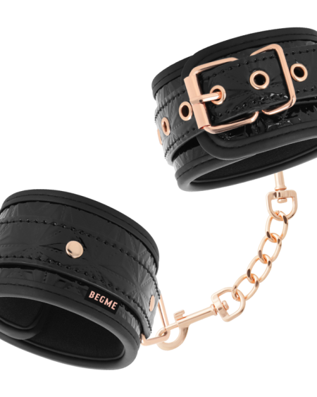 BEGME -  BLACK EDITION PREMIUM HANDCUFFS WITH NEOPRENE LINING
