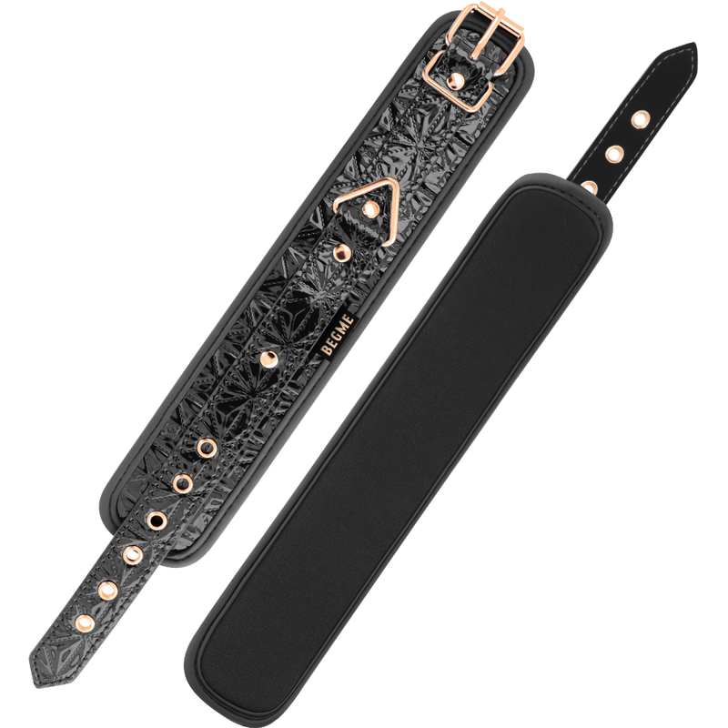 BEGME - BLACK EDITION PREMIUM HANDCUFFS WITH NEOPRENE LINING - Imagem de 3