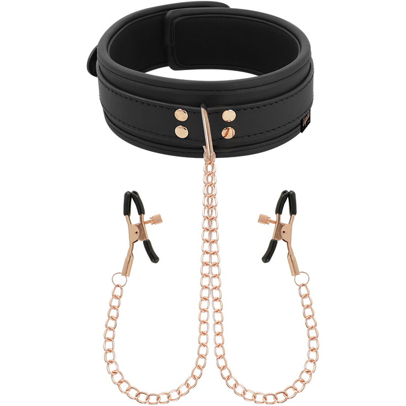 COQUETTE CHIC DESIRE - FANTASY NIPPLE CLAMP NECKLACE WITH NEOPRENE LINING - Imagem de 4