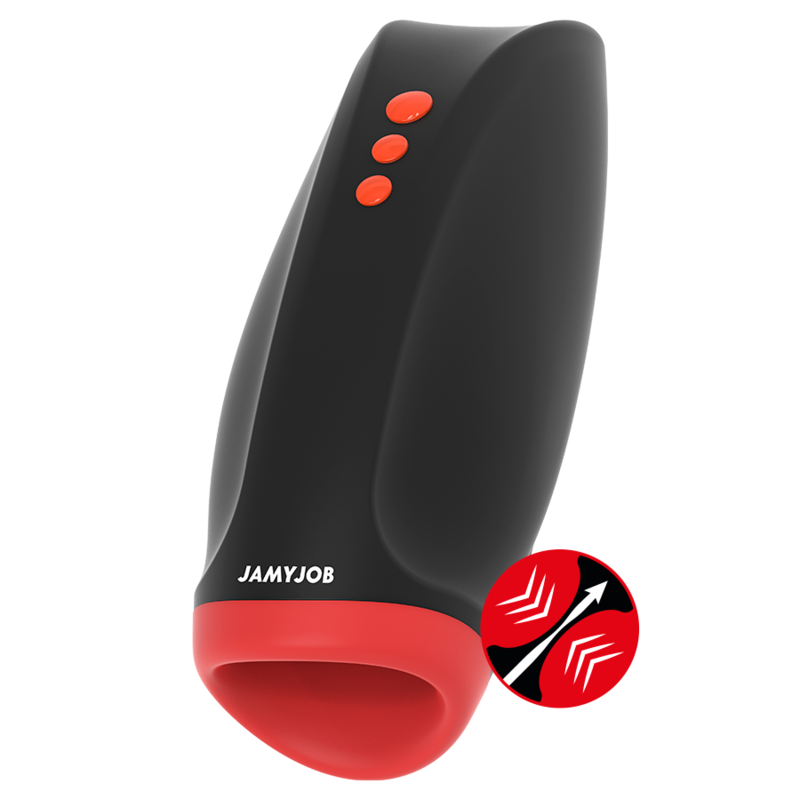 JAMYJOB - NOVAX MASTURBATOR WITH VIBRATION AND COMPRESSION - Imagem de 4