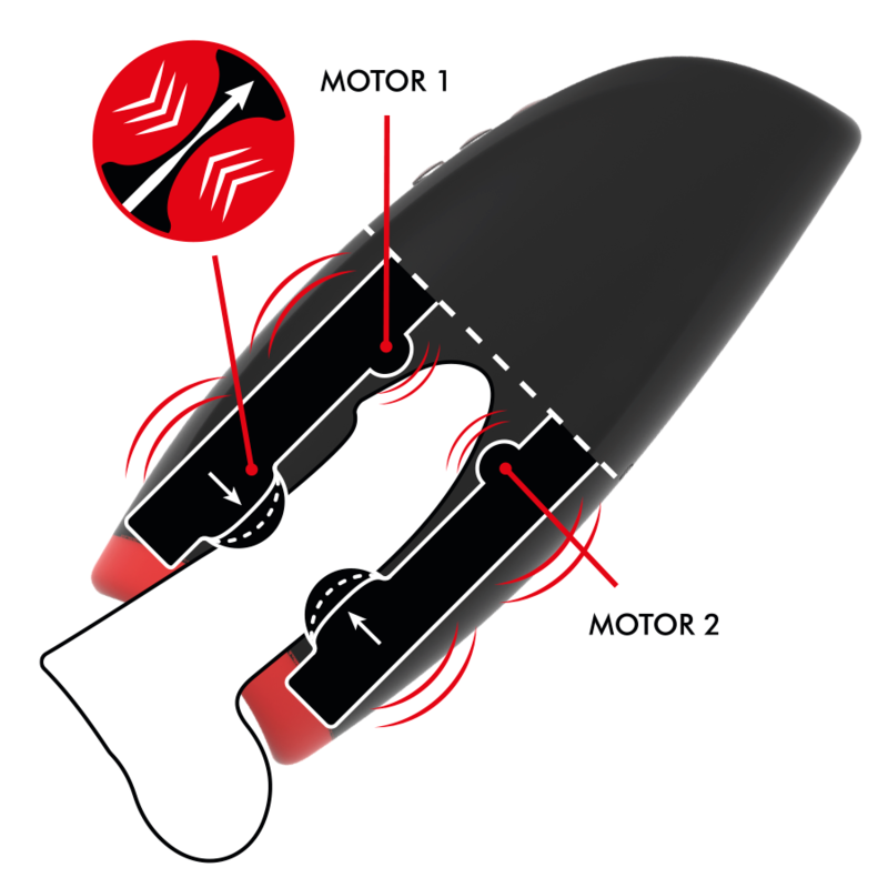 JAMYJOB - NOVAX MASTURBATOR WITH VIBRATION AND COMPRESSION - Imagem de 3