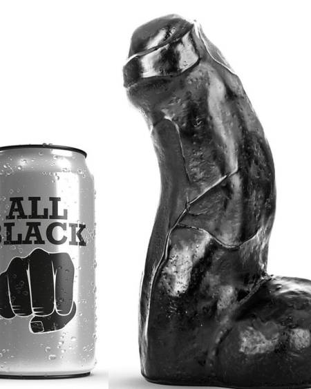 ALL BLACK - REALISTIC DONG BLACK 17 CM