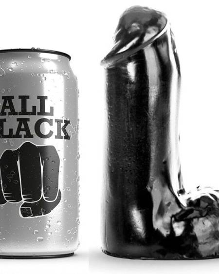 ALL BLACK - DILDO REALISTIC 13 CM