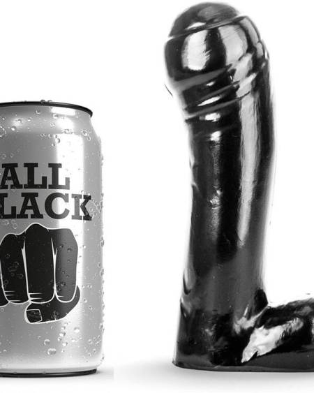 ALL BLACK - DILDO BLACK 15 CM