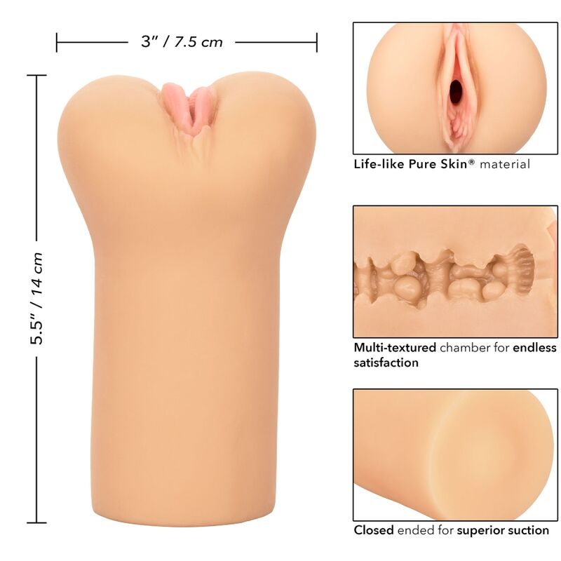 CALEXOTICS - BOUNDLESS VULVA STROKER LIGHT SKIN - Imagem de 5