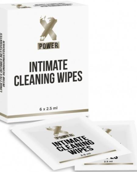 XPOWER - INTIMATE CLEANING WIPES 6 UNITS