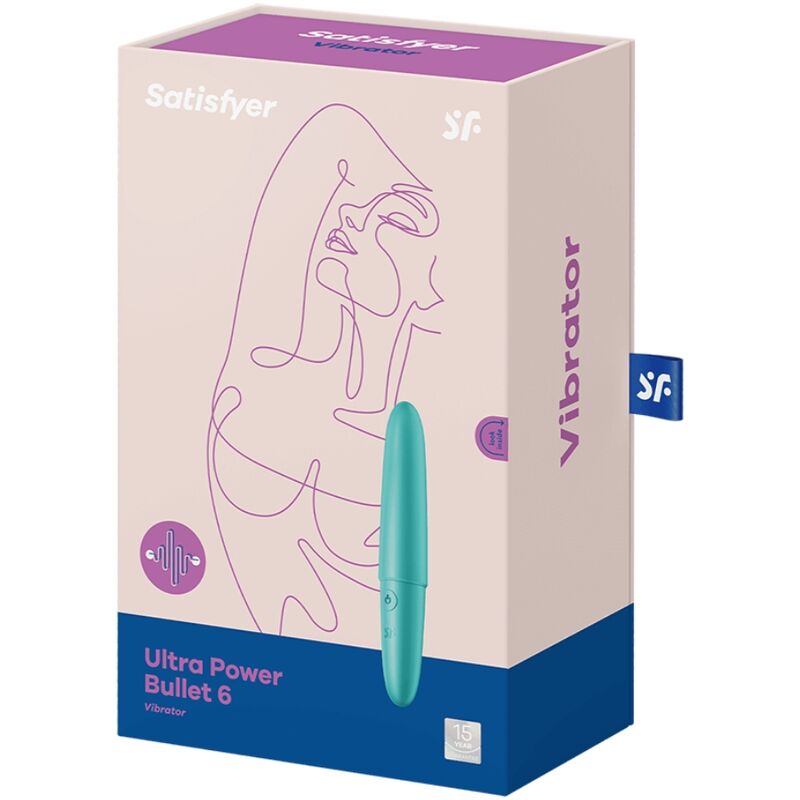 SATISFYER - ULTRA POWER BULLET 6 TURQUOISE - Imagem de 3