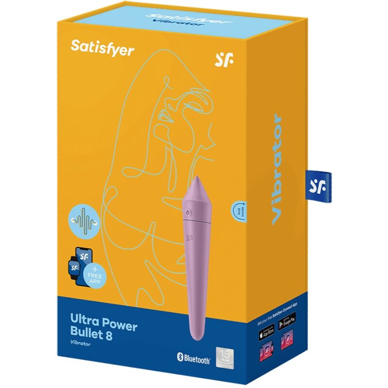 SATISFYER - ULTRA POWER BULLET 8 LILAC - Imagem de 3