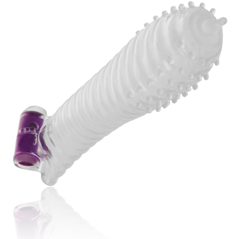 OHMAMA - TEXTURED PENIS SHEATH WITH VIBRATING BULLET - Imagem de 2
