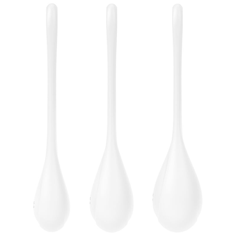SATISFYER - YONI POWER 1 TRAINING SET WHITE - Imagem de 2