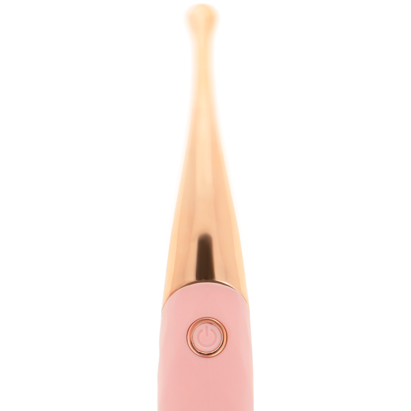 OHMAMA - RECHARGEABLE CLITORIS STIMULATOR 36 PINK-PINKGOLD MODES - Imagem de 3