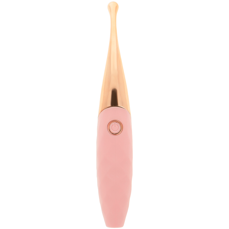 OHMAMA - RECHARGEABLE CLITORIS STIMULATOR 36 PINK-PINKGOLD MODES - Imagem de 4
