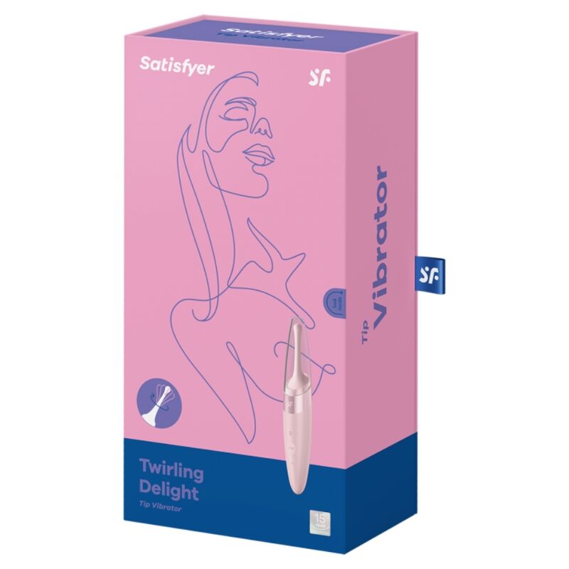 SATISFYER - TWIRLING DELIGHT CLIT TIP VIBRATOR PINK - Imagem de 3