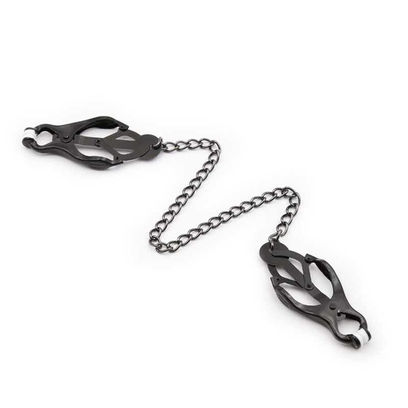 OHMAMA FETISH - JAPANESE NIPPLE Clamps WITH BLACK CHAIN - Imagem de 2