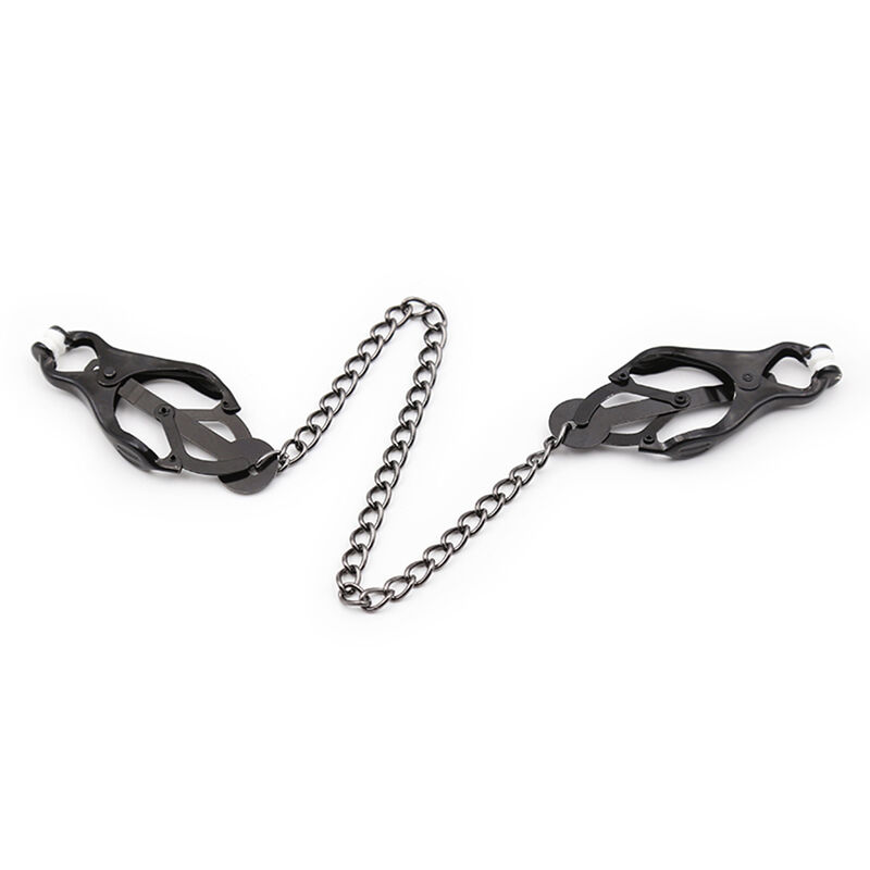 OHMAMA FETISH - JAPANESE NIPPLE Clamps WITH BLACK CHAIN - Imagem de 5