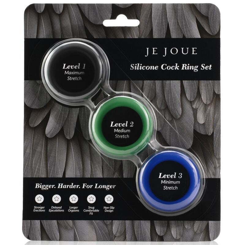 JE JOUE - SILICONE SET SILICONE PENIS RINGS - Imagem de 2