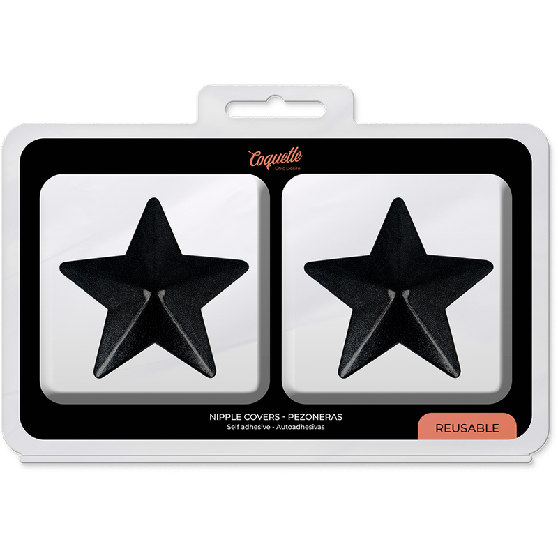COQUETTE CHIC DESIRE - NIPPLE COVERS BLACK STARS - Imagem de 5