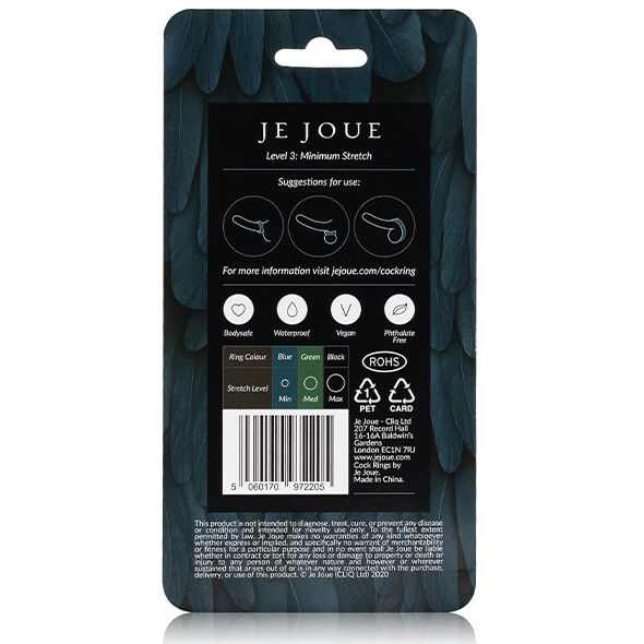 JE JOUE - BLUE SILICONE RING - MINIMUM STRANGULATION - Imagem de 5