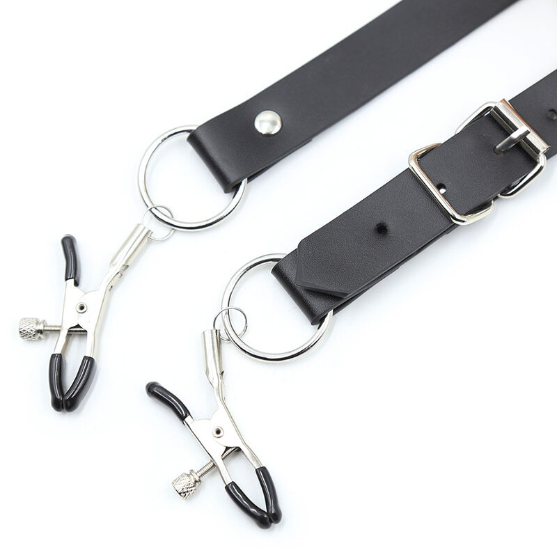 OHMAMA FETISH - CLITORIS CLAMPS WITH LEG STRAPS - Imagem de 5