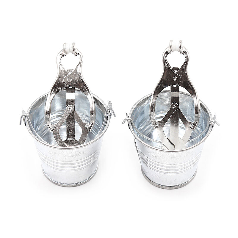 OHMAMA FETISH NIPPLE CLAMPS WITH BUCKETS - Imagem de 3