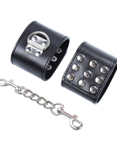 OHMAMA FETISH - WRIST RESTRAINTS SNAP FASTEN METAL