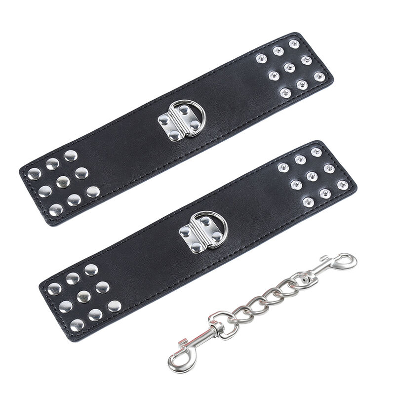 OHMAMA FETISH - WRIST RESTRAINTS SNAP FASTEN METAL - Imagem de 3