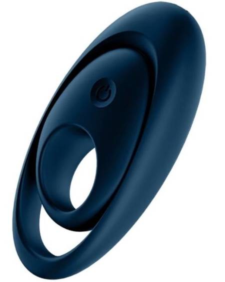 SATISFYER - GLORIOUS DUO RING VIBRATOR BLUE