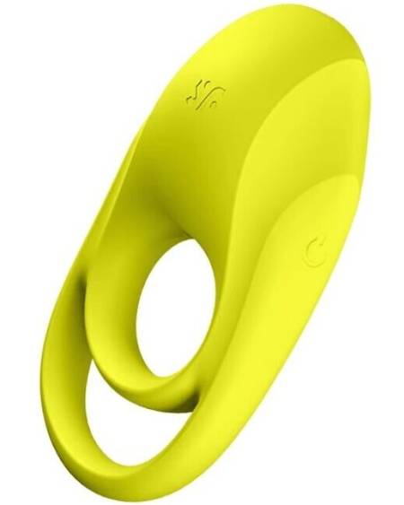 SATISFYER - SPECTACULAR DUO RING VIBRATOR YELLOW