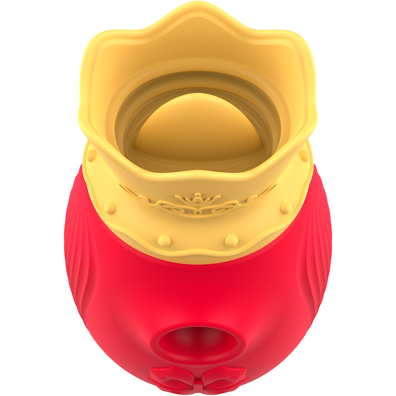 INTENSE - CLITORIS STIMULATOR 10 SUCTION AND LICKING MODES - RED - Imagem de 3