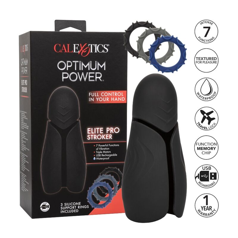 CALEXOTICS - MASTURBADOR ELITE PRO STROKER - Imagem de 2