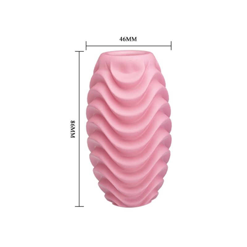PRETTY LOVE - PINK DOUBLE SIDED MASTURBATOR EGG - Imagem de 4