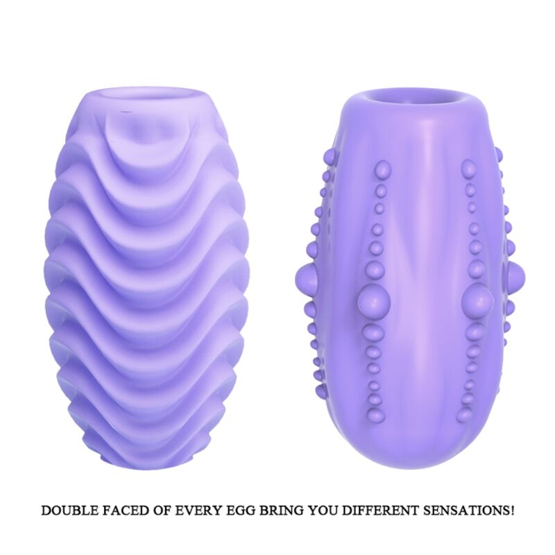 PRETTY LOVE - DOUBLE SIDED LILAC MASTURBATOR EGG - Imagem de 3