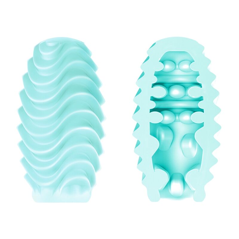 PRETTY LOVE - TURQUOISE DOUBLE SIDED MASTURBATOR EGG - Imagem de 2